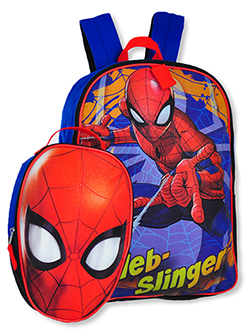 Web-Slinger Backpack With Lunchbox by Spider-Man in Red/multi - Backpacks