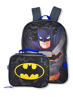 Boys' Backpack With Lunchbox by Batman in Black - Backpacks