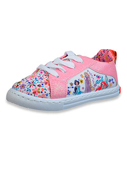 Low-Top Glitter Flower Sneakers by Disney Princess in Pink