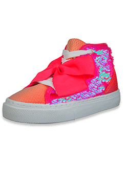 Girls' Sequin Hi-Top Sneakers by JoJo Siwa in Pink - $64.00