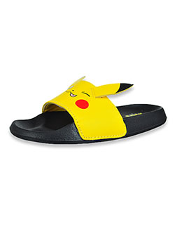 Boys' Pikachu Slide Sandals by Pokemon in Yellow