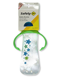Easy-Grip Baby Bottle by Safety 1st in blue/multi, fuchsia/multi and yellow multi, Infants
