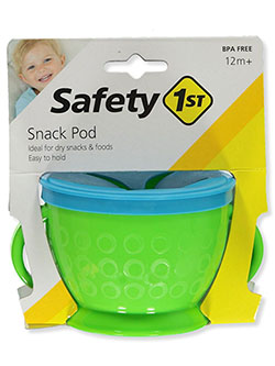 Easy-Grip Snack Pod by Safety 1st in blue/multi, fuchsia/multi, green/multi and purple/multi - Dishes & Utensils