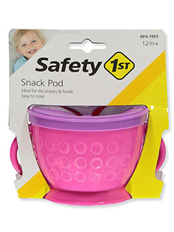 Easy-Grip Snack Pod by Safety 1st in blue/multi, fuchsia/multi, green/multi and purple/multi