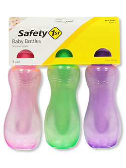 3-Pack Baby Bottles by Safety 1st in blue and fuchsia - $5.99