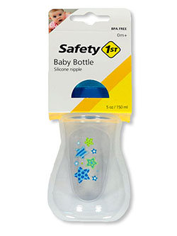 5 Oz. Baby Bottle by Safety 1st in blue/multi, pink/multi and yellow multi, Infants