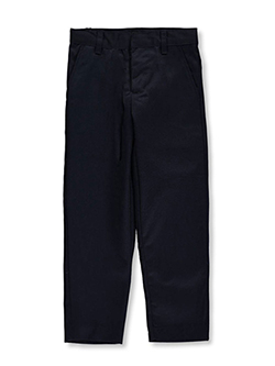 Galaxy Boys’ Flat Front Slim Fit School Uniform Pants