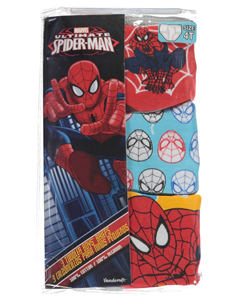 3-Pack Briefs by Spider-Man in Red/multi - $7.99