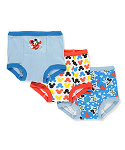 Mickey Mouse 3-Pack Training Pants & Chart Set by Disney in assorted and blue/multi