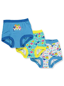 Boys' 3-Pack Training Pants & Chart Set by Baby Shark in Assorted, Boys Fashion