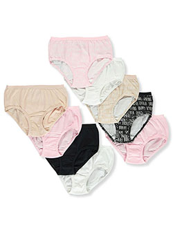 Girls' 9-Pack Panty Briefs by Fruit of the Loom in Pink/multi