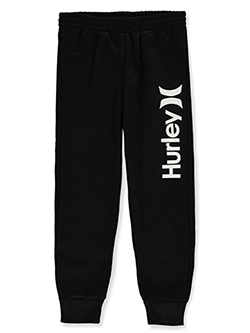 Hurley Boys' Logo Joggers by Levi's in Black, Sizes 8-20