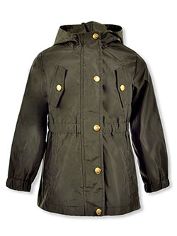 Girls' Butterfly Anorak by Limited Too in Olive