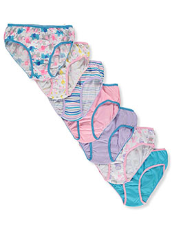 Girls' 7-Pack Bikini Panties by Rene Rofe in Pink/multi