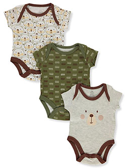 Baby Boys' 3-Pack Bodysuits by Baby Elements in Multi