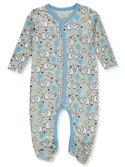 Elephant Footed Sleep n Play by Baby Elements in Gray multi, Infants