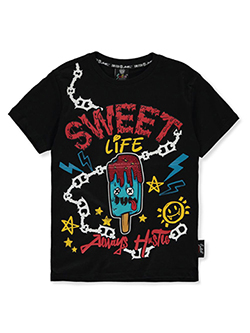 Boys' Sweet T-Shirt by Switch in black and red