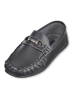 Boys' "Clutch" Driving Loafers by Josmo in Black