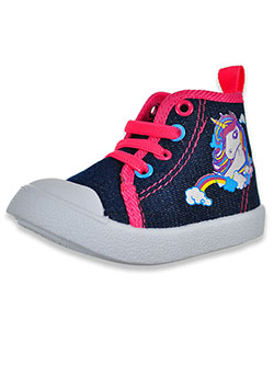 Beverly Hills Polo Club Kids Side Zipper Star Sneaker ,White//Multi,10 Toddler