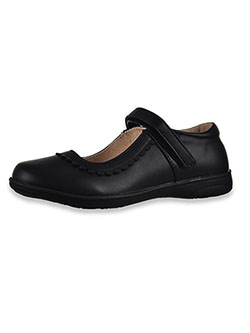 Girls' Scalloped Mary Jane Shoes by Laura Ashley in Black