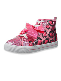 Girls' Hi-Top Sequin Bow Sneakers by Jojo Siwa in Pink