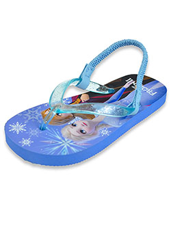 Frozen Girls' Flip Flops by Disney Frozen in Blue