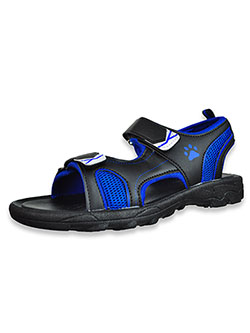 Boys' Open Toe Sandals by Rugged Bear in Black/blue
