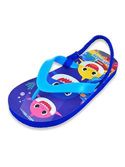 Boys' Flip Flop Strap Sandals by Pinkfong Baby Shark in Blue/multi