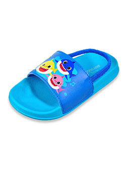Boys' Slide Sandals by Pinkfong Baby Shark in Blue