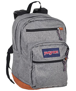 Cool Student Backpack by Jansport in Gray letterman poly