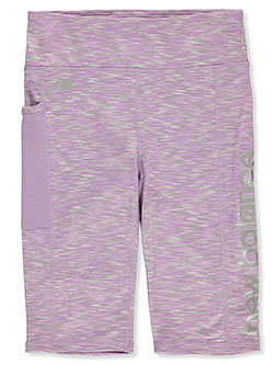 Girls' Performance Bike Shorts by New Balance in Violet