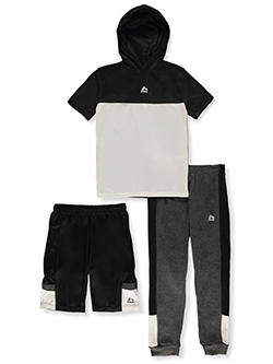 Boys' 3-Piece Joggers Set Outfit by RBX in Black