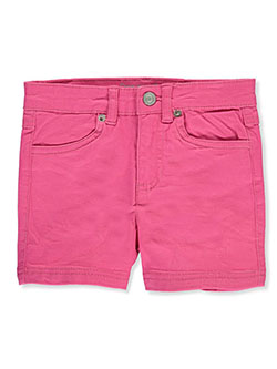 Girls' Twill Shorts by Dreamstar in Fuchsia
