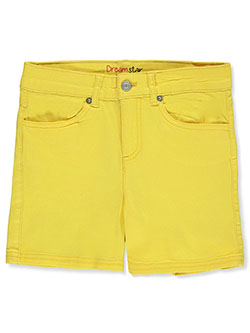 Girls' Twill Shorts by Dreamstar in Yellow
