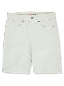 Girls' Twill Shorts by Dreamstar in White