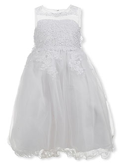 Girls' Dress by Pink Butterfly in White - $49.99