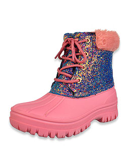 girls glitter duck boots
