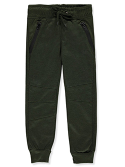 Boys' Zip Pocket Joggers by Prime Threads in Olive
