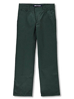 Wrinkle No More Relaxed Fit Pants by French Toast in black, gray, green, khaki and navy