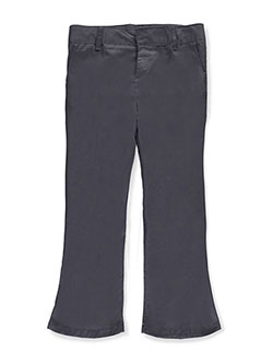 Plus Flat Front Flare Pants by French Toast in gray, khaki and navy - Pants