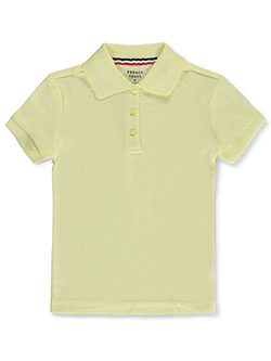 French Toast Girls' Picot Collar S/S Polo