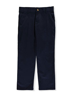 Twill Straight Fit Chino Pants by French Toast in gray, khaki and navy, School Uniforms