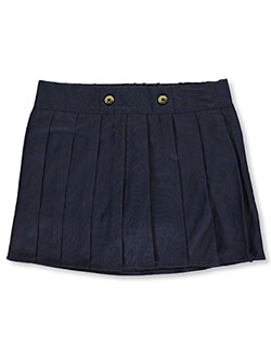 Big Girls' Plus Size Scooter Skirt by French Toast in khaki and navy