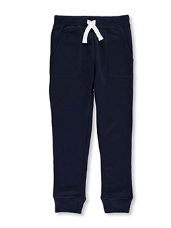 Big Boys' Fleece Joggers by French Toast in Navy, Sizes 8-20