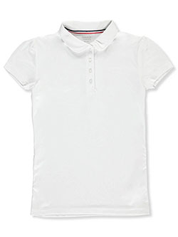 Moisture Wicking Performance Polo by French Toast in White, Sizes 2-6X
