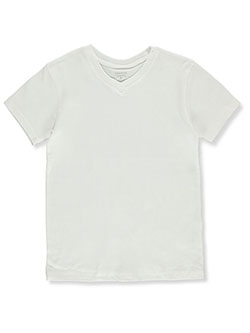 Boys' V-Neck T-Shirt by French Toast in White, Boys Fashion