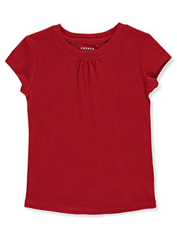 Baby Girls' Crew Neck T-Shirt by French Toast in Red, Infants