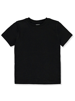 Boys' Basic V-Neck T-Shirt by French Toast in Black, Boys Fashion