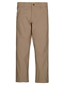 Boys' Straight Fit Flat Front Pants
