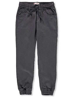 Boys' Twill Joggers by Levi's in khaki and wheat - $42.00